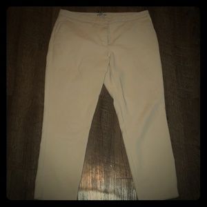 H&M Beige Cropped Pants sz14